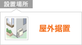 設置内容：屋外据置