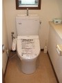 洋式便器取替工事　福島県いわき市　CS220BM+SH221BAS